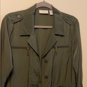 Chico’s Olive green Shacket